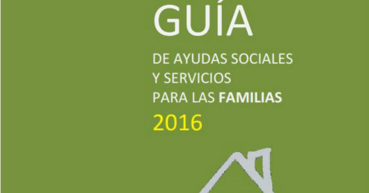 Nueva guía de ayudas sociales y servicios para las familias