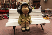 Estatua de Mafalda en Argentina