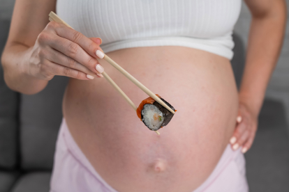Embarazadas y sushi