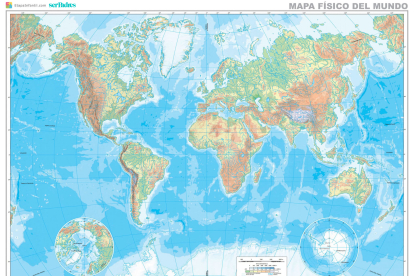 mapamundi fisico global imprimir gratis