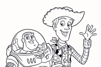 Dibujo imprimir colorear Toy Story