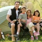 El camping es una excelente opción para viajar en familia