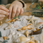 Mini mundo Montessori, actividad sensorial para niños