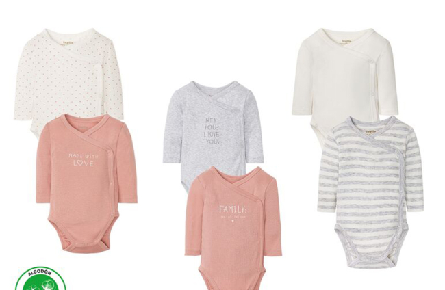 Lidl lanza una colección de ropa de algodón orgánico para bebés