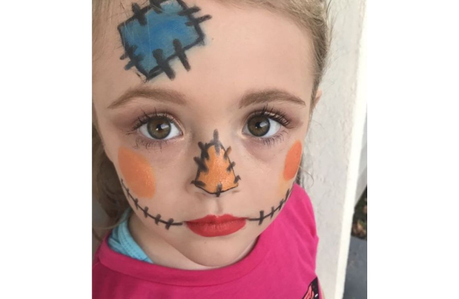 No se mueve uno impacto Ideas de maquillaje fácil de Halloween para niños