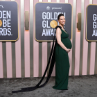 Hilary Swank, embarazada en los Globos de Oro 2023