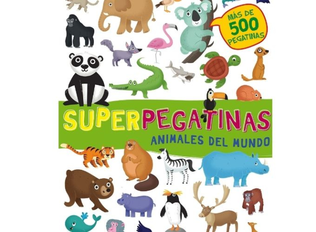 Superpegatinas animales del mundo. Amazon
