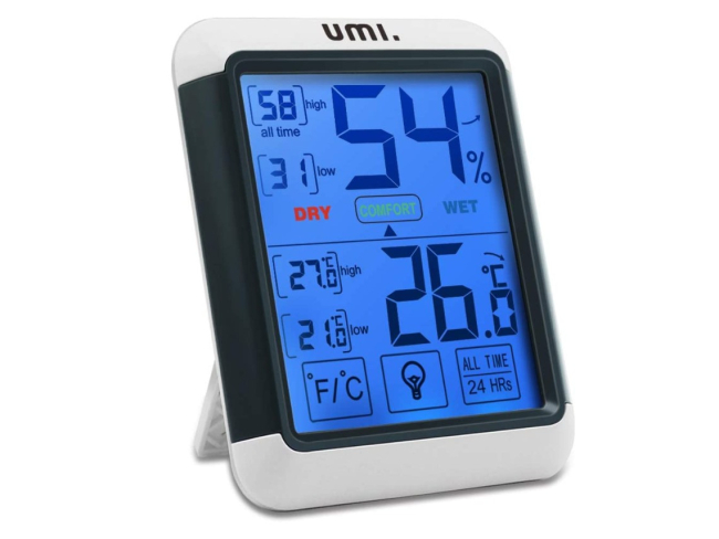 Higrómetro digital y termómetro interior de UMI