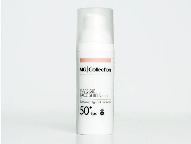 Fotoprotector Invisible face shield de MG Collection