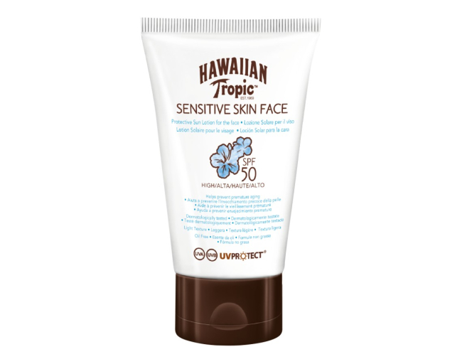 Protector sensitive skin face de Hawaiian Tropic