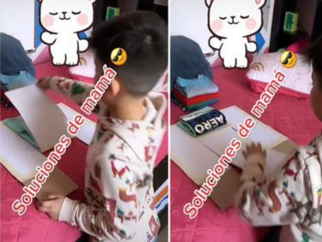 El método de este niño para doblar la ropa en segundos se ha hecho viral en  TikTok