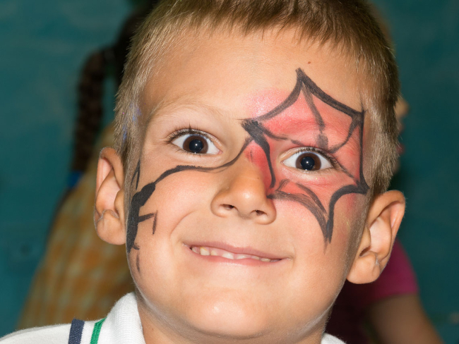 Ideas de maquillaje facial infantil para Carnaval