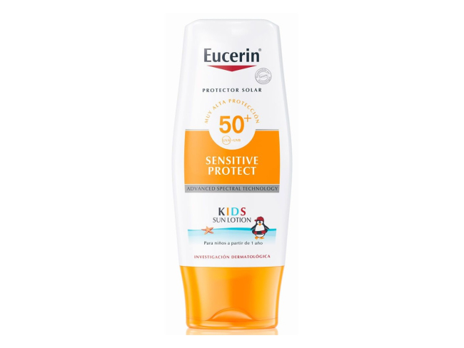 Kids Sun Lotion Sensitive Protect FPS 50+ de Eucerin