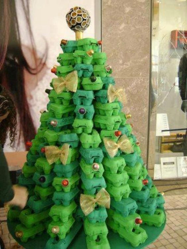 Ideas fantásticas para crear árboles de Navidad caseros
